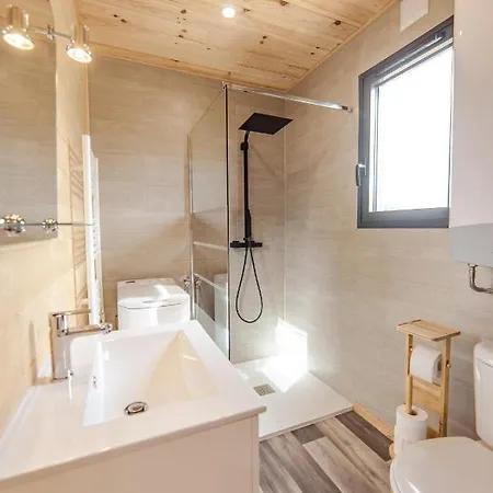 Le Laponya - Chalets Climatises Avec Spa & Borne De Recharge Bressols Exterior foto